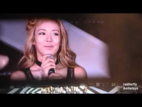 [120922] SNSD - Intro & Hyoyeon's birthday + Genie (SMTown Live World Tour in Jakarta) HD Fancam