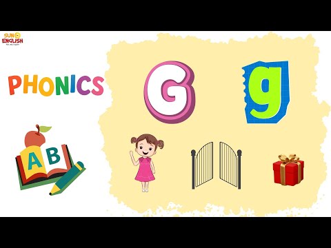 Phonics Letter G for Kids | Learn the /g/ Sound with Girl, Gate, Gift | Fun English for Children