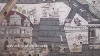 Murals of Lakshmi Narayana temple, Orchha