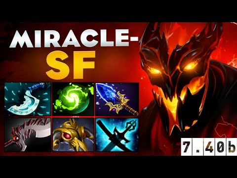 MIRACLE- Shadow Fiend Mid = PURE EVIL 😈 | 7.40b