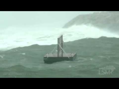 10-11-2019 Scituate, MA -High Tide & Waves - Powerful Ocean from Subtropical Storm Melissa