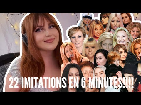 22 imitations en 6 minutes!!! (Chanteuses/chanteurs)