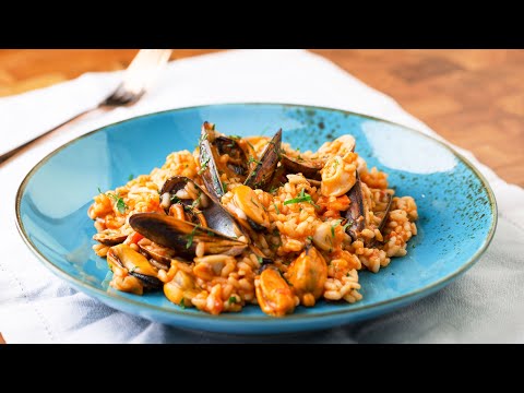 RISOTTO ALLA PESCATORA IN ROSSO | É più facile di quanto si possa pensare