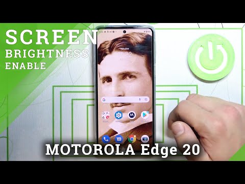 How to Change Brightness Level in Motorola Edge 20 - Adjust Screen Brightness