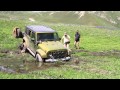 Jeep Wrangler. Высокогорное болото. Ущелье Кенсу 