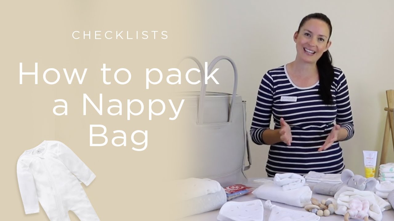 How to Pack a Nappy Bag | Purebaby