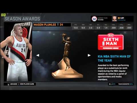 NBA2K16 MyLeague - Rebuilding The Washington Wizards Pt 3