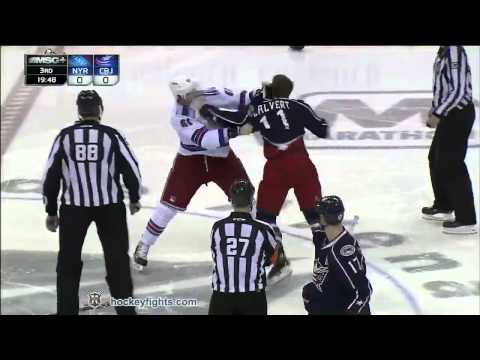 Rick Nash vs Matt Calvert March 21, 2014