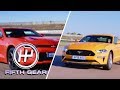 Ford Mustang V8 GT VS Chevrolet Camaro V8 - The Track Test! | Fifth Gear