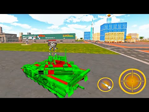 Tank Robot Car Games - Multi Robot Transformation - Tank Transformer / Android Gameplay