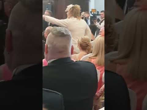 Scottish drag queen- Cheri Treiffel- wedding singer