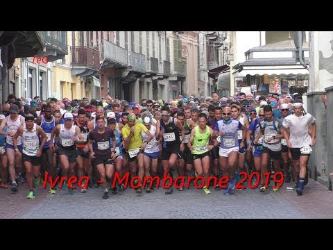 Corsa in montagna Ivrea - Mombarone 2019 - La partenza