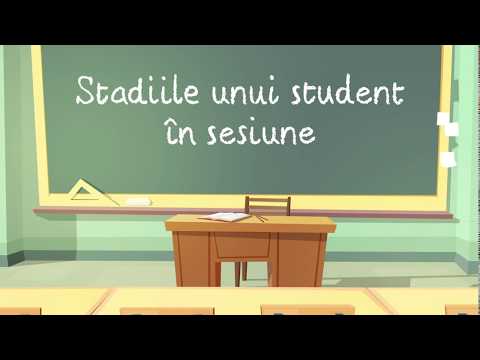 Stadiile unui student în sesiune