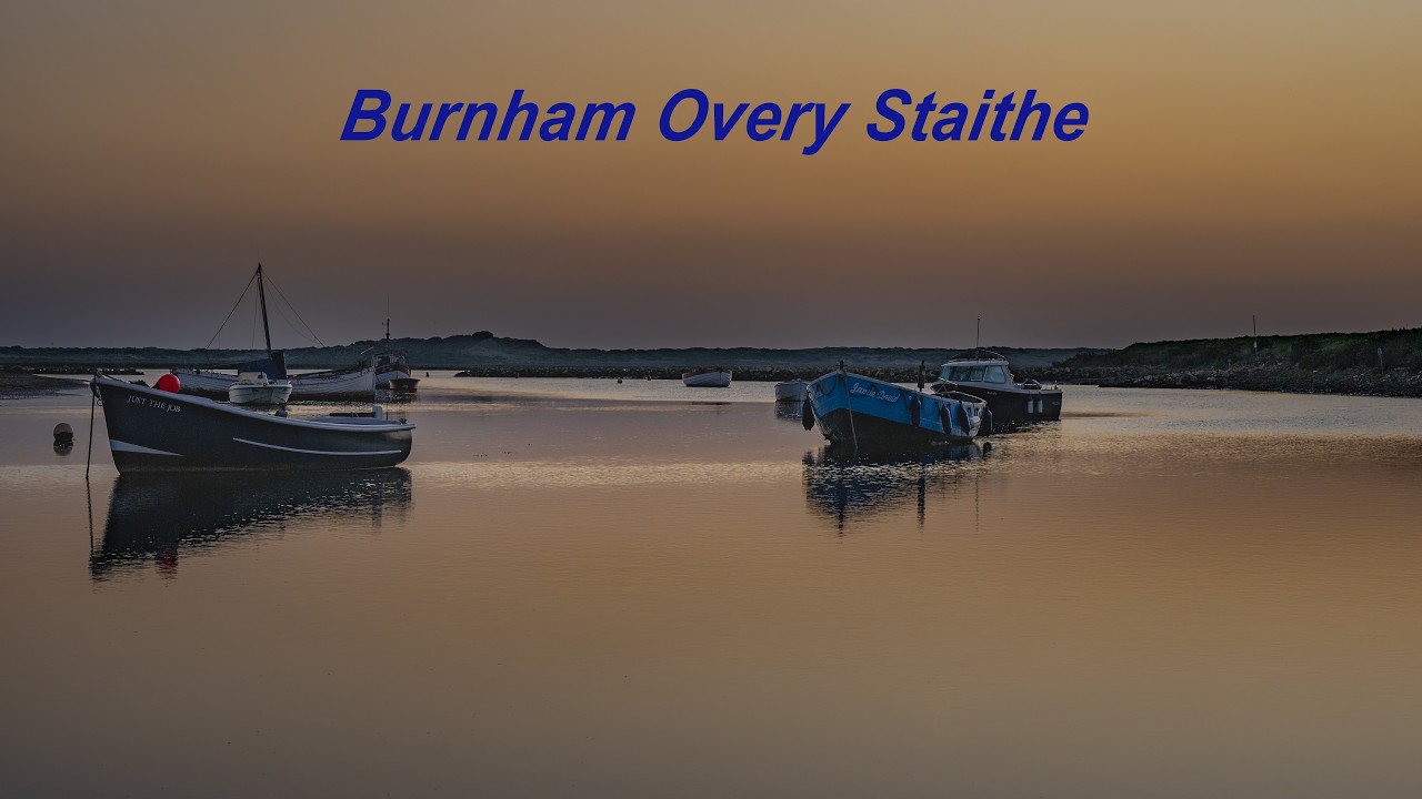 Burnham Overy Staithe at sunrise on the 26th May