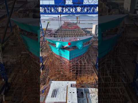Inside China’s Largest Shipyard — Building the Future of Global Shipping! #shorts