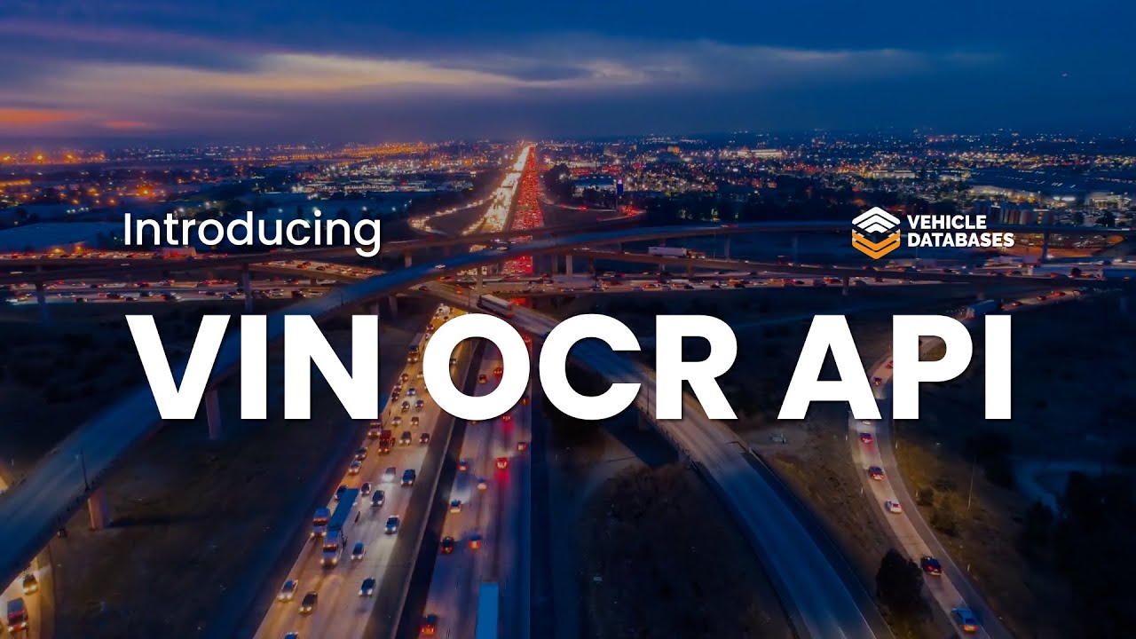 VIN OCR API By Vehicle Databases