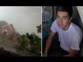 Oklahoma teenagers film tornado from inside a storm shelter