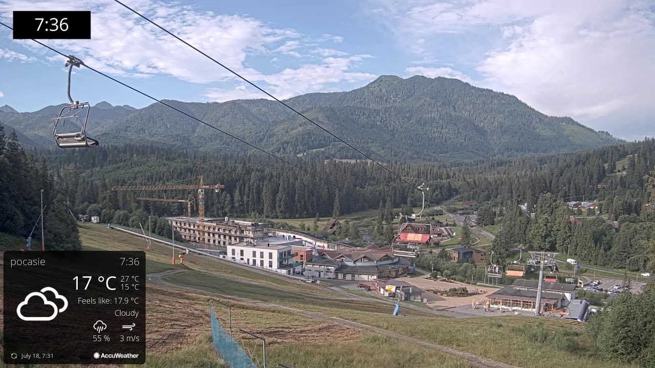 Live webcam view of Oravice Chairlift & Ski Resort
