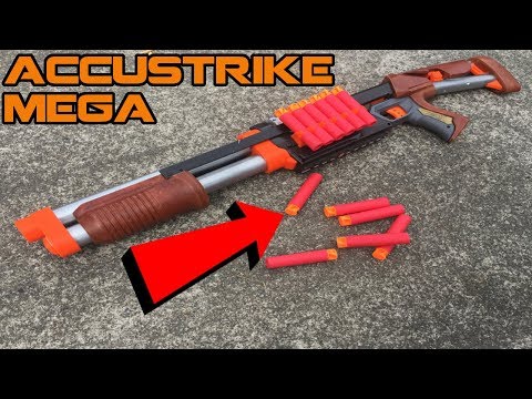 Nerf MEGA Accustrike Darts Make the Mastodon CRAZY. | Walcom S7
