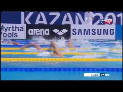 472 Sun Yang Men's 800m Freestyle H5 World Championships HD KAZAN 2015