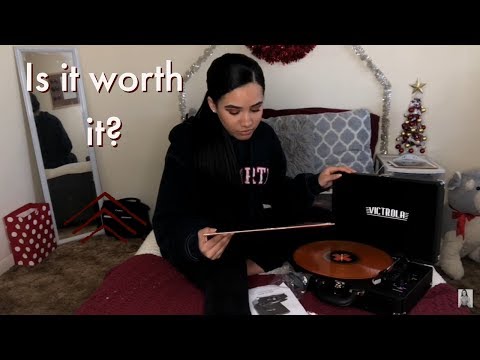 Victrola Journey II (2025 Model) – Bluetooth Suitcase Record Player – Built-in Stereo Speakers with Enhanced Bass, 3-Speed Turntable, Bluetooth Input and Output, RCA & Headphone Outputs (Turquoise) video review thumbnail