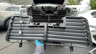GMC Sierra Active Shutter Grille Replacement - Code U1510 - OEM PART - DO NOT BUY AFTERMARKET PART.