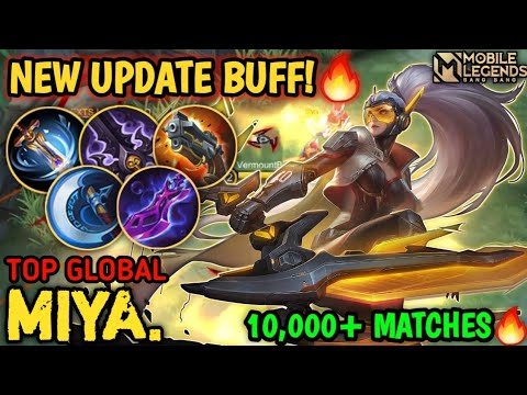 Miya 10,000+ Matches with New Update Buffed! Top Global Miya New Item Build 2022! - Mobile Legends