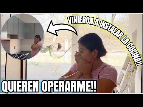 QUIEREN OPERARME😭INSTALACIÓN DE LA COCINA 🥰FINAMENTE VINIERON🤩
