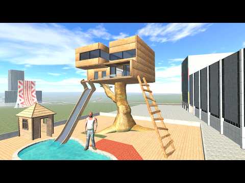 Franklin Change House to TREE HOUSE in Indian Bike Driving 3D