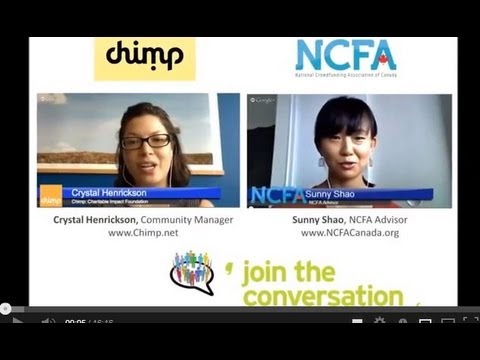 0 - Google Hangout with Chimp: Charitable Donations and Crowdfunding 0 - Google Hangout with Chimp: Charitable Donations and Crowdfunding
