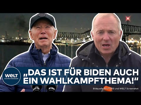 JOE BIDEN: "Werden Himmel und Erde bewegen!" US-Präsident besucht Baltimore nach Brückeneinsturz!