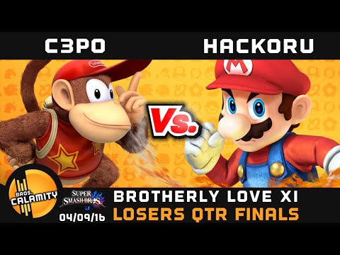 BLXII | LoF Hackoru (Mario) vs RF7| [C3PO] (Diddy) - Losers Qtr Finals - Sm4sh Singles