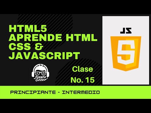 15 Clase Curso HTML5 -  (Formularios Parte 1/2)