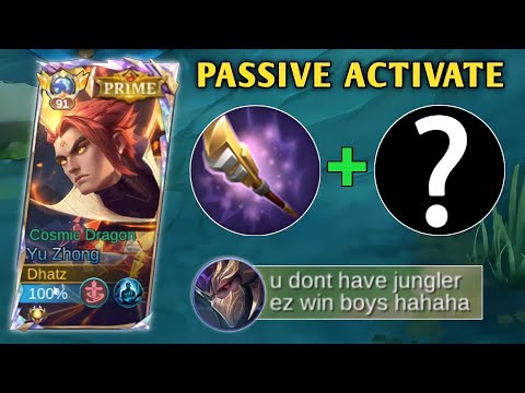 YU ZHONG PASSIVE ABUSE BUILD FOR CARRYING DARK SYSTEM! - MLBB