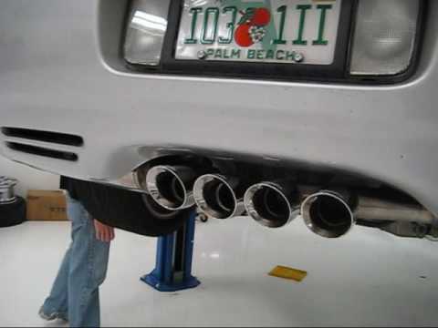 Corvette C5 Corsa Exhaust Idleing