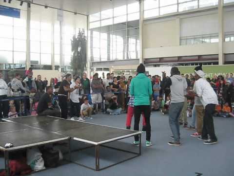 I.D.C Crew at the Fringe Festival MK June 12 - Jerking vs B-boying (Jerking only)