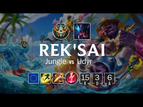 Rek'Sai Jungle vs Udyr - EUW Challenger Patch 8.10
