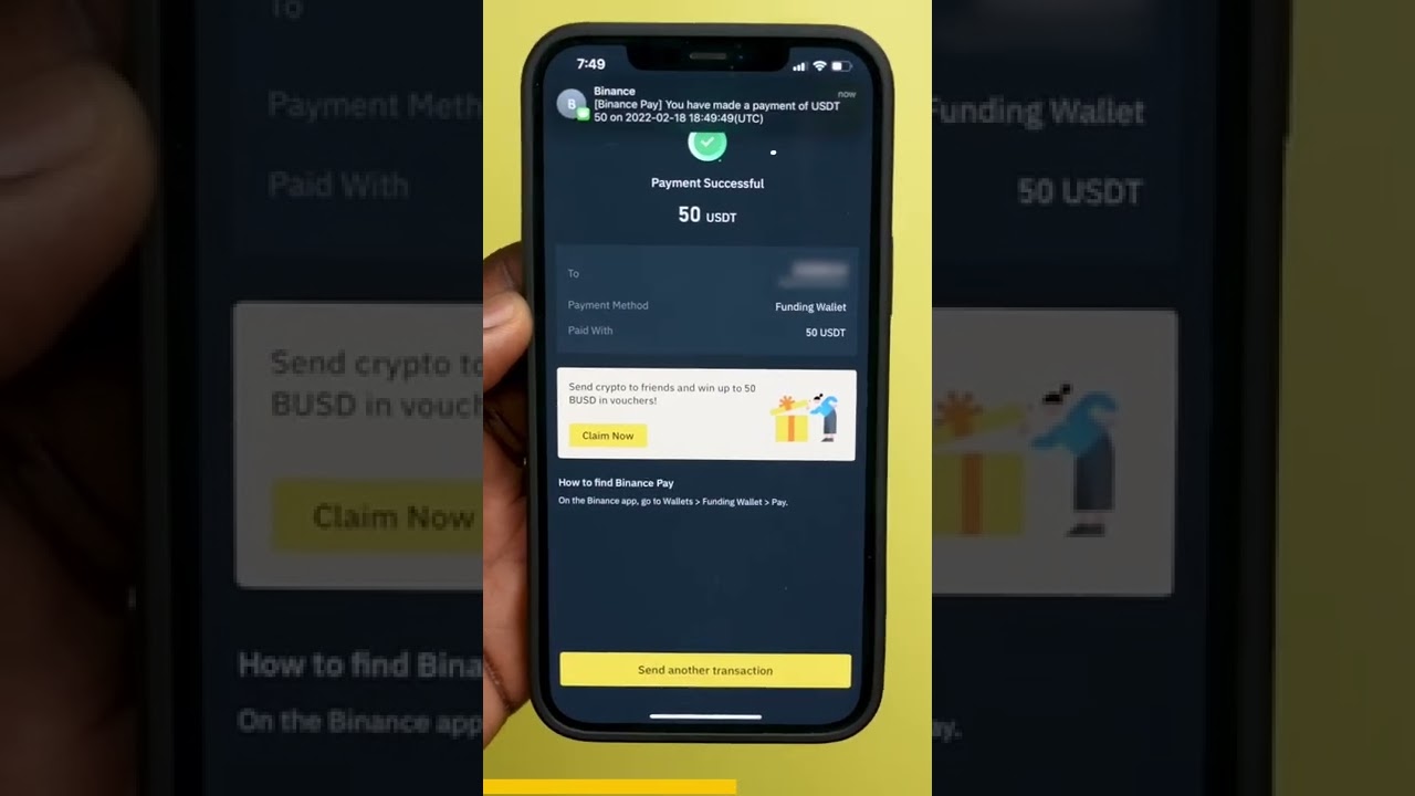 Como enviar e receber criptomoedas gratuitamente usando Binance Pay #shorts