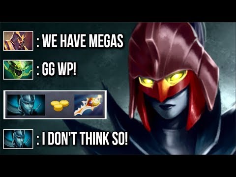 Never Give Up! Megacreeps vs Phantom Assassin Divine Rapier Epic Comeback by Babyknight Dota 2