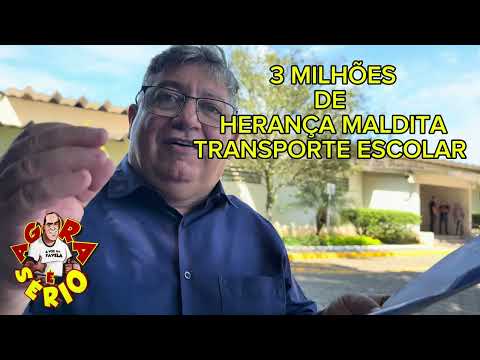 JUQUITIBA A CIDADE DAS DESGRAÇAS FINANCEIRAS HERANÇA MALDITA DO GOVERNO AYRES SCORSATTO 3 MILHÕES DE DÍVIDAS COM AS EMPRESAS DE TRANSPORTES ESCOLARES.