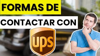 ➡️ Formas de Contactar con UPS (actualizado)