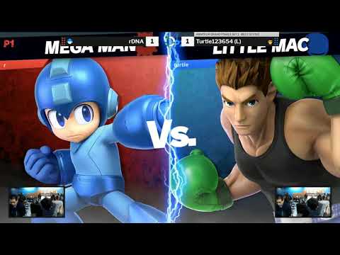 Sink or Swim 166 Amateur Grand Finals - Turtle123654 (Little Mac) vs rDNA (MegaMan)