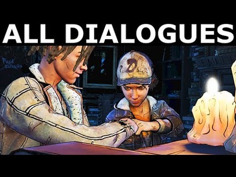 All Dialogues With Friendzoned Louis - The Walking Dead Final Season 4 Episode 2 (Telltale Series)