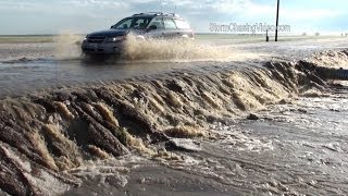 preview picture of video '5/21/2014 Byers, CO Hail storm and flooding aftermath'