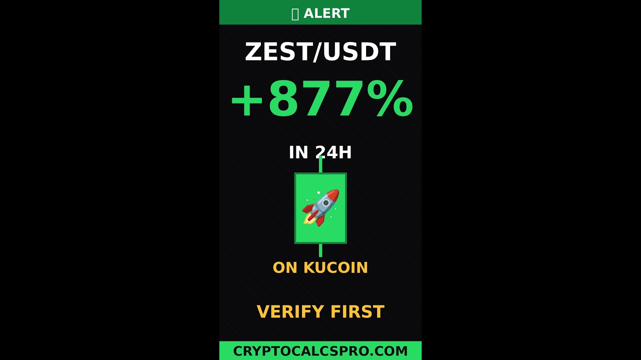 ZEST PUMPS 877 PERCENT IN 24H — Crypto Trading 2026 — Real Trader Setup