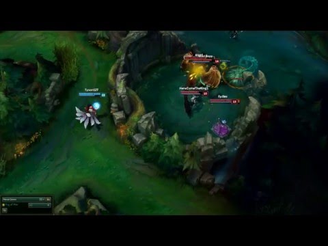league of legends Dragon steal with Ahri X2
