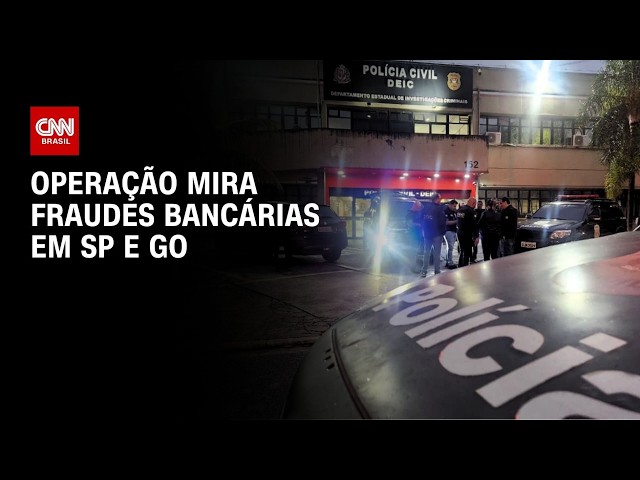 Operação em SP mira grupo suspeito de desviar R$ 15 milhões de banco | CNN NOVO DIA