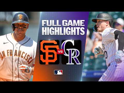 콜로라도 VS 샌프란시스코 7:6 MLB 하이라이트