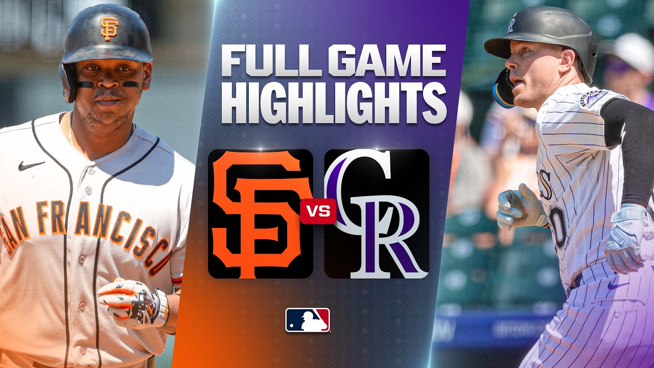 7월6일 샌프란시스코 콜로라도 MLB 하이라이트