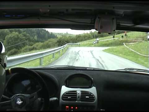 Cameracar  Santagiuliana Dal Ferro su 206 RC rally Città di Bassano 2009 prova 6 Stoccarredo